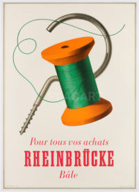 Original Poster Birkhäuser Rheinbrücke 1943