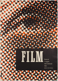 Schweizer Originalplakat Fritz Bühler Film Festival Basel 1945
