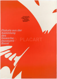Armin Hofmann Original Swiss Exhibition Poster 1961 Posters from the Gewerbemuseum Basel's Collection
