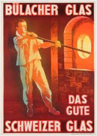 Schweizer Glas Bülach Original-Plakat Kern 1932