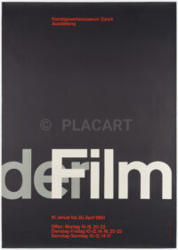 Original Swiss Vintage Poster Josef Müller-Brockmann Der Film Kunstgewerbemuseum Zürich 1960