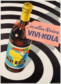 Plakat Original Poster Vivi-Kola Mineralquelle Eglisau Schweiz 1953