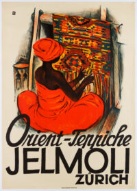 Plakat Original Otto Baumberger Orient Teppiche Jelmoli 1933