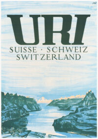 Original Plakat Danioth Uri Urnersee 1946