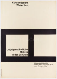 Originalplakat Lohse Ungegenständliche Malerei Winterthur 1958