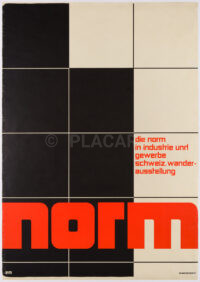 Originalplakat Mumenthaler Ballmer Norm 1928