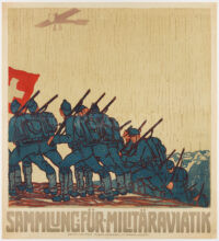 Original-Plakat Sammlung Militäraviatik Armee 1913 Renggli