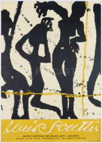 Original-Plakat Ausstellung Louis Soutter Lausanne 1961