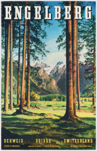 Original Plakat Schweiz Engelberg Meuser 1941