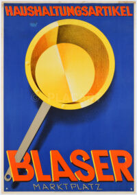Originales Vintage-Plakat Stoecklin Blaser 1927