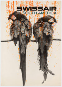Swissair Original-Plakat South America Bezzola 1970