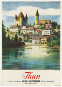 Originalplakat Thun Lido Casino Clare 1946