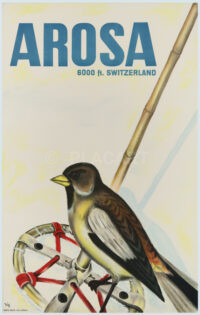 Original-Plakat Arosa Diggelmann 1935