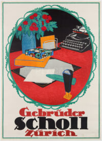 Original-Plakat Gebrüder Scholl Zürich Roth 1916