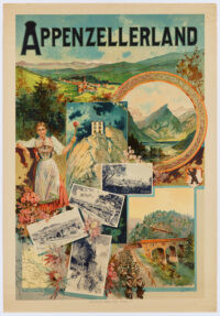 Originalplakat Annen Appenzell 1890