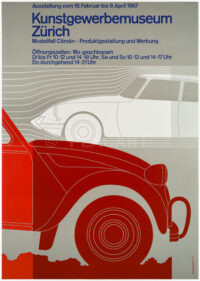 Plakat Original Hamburger Modellfall Citroën Design 1967