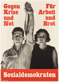 Originales Plakat Wahl 1931 Sozialdemokraten